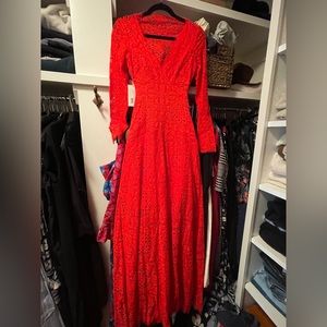 Amazing red Temperley London lace dress
